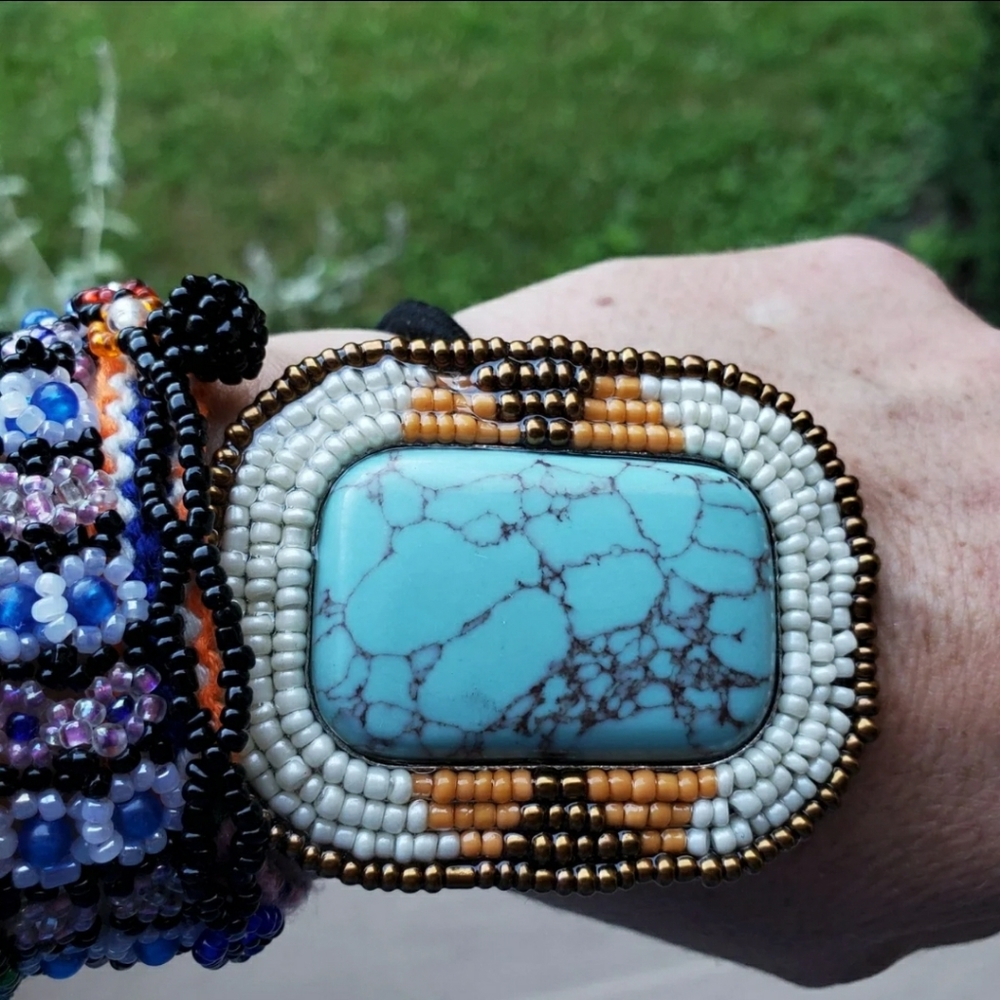 South Western Turquoise hair band - Picture 8 of 12